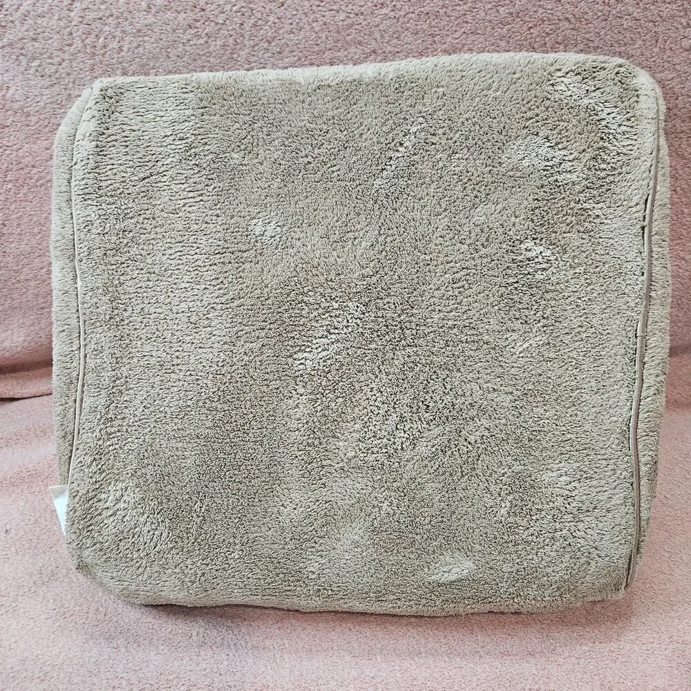 Brookstone Fleece Lumbar Support Pillow Sectional Back Cushion